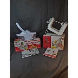 PL8 Professional Spiralizer PL8 1099 And Slice O matic , Both Never Used..